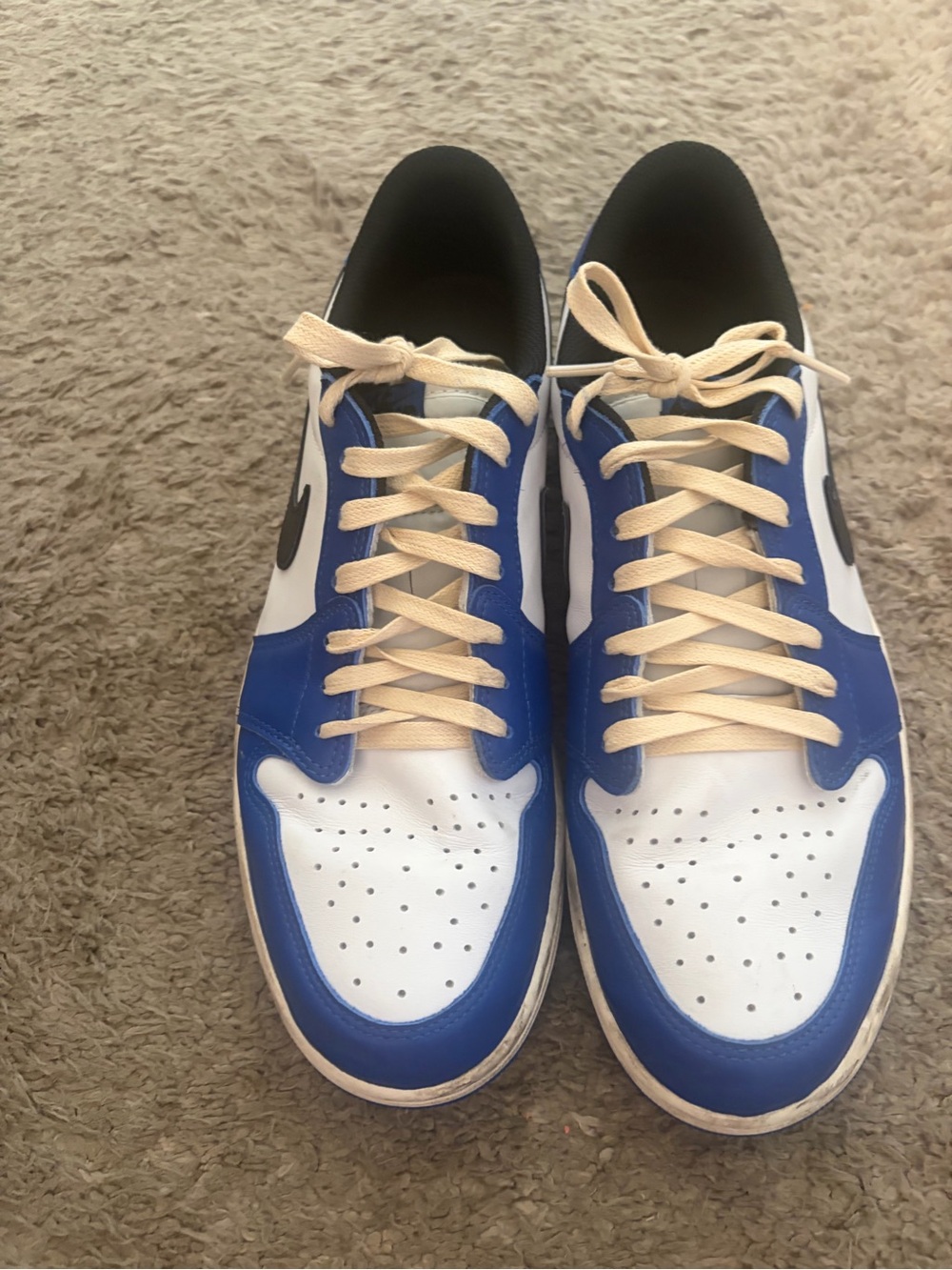 Nike sz 11.5 pre own as is Jordan 1 Low SE "Game Royal" Men's Shoes